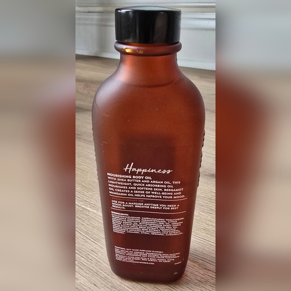 Bath & Body Works Aromatherapy Happiness Nourishing Oil Bergamot Mandarin Rare